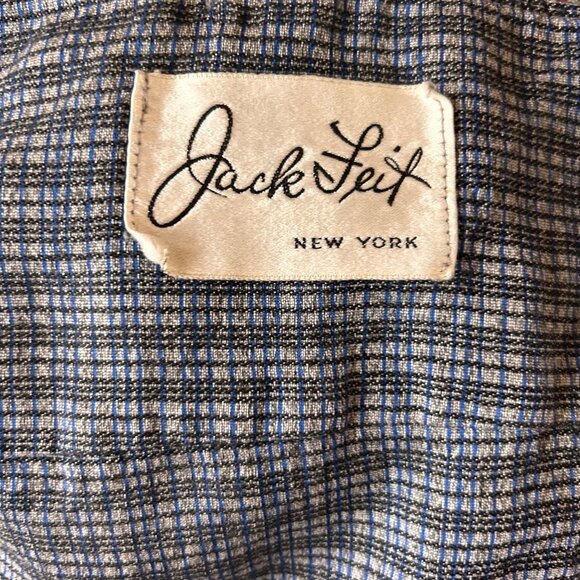 Vintage Jack Feit Jacket Womens Size Medium 1940s 1950s Plaid Cropped Blazer - Picture 12 of 12